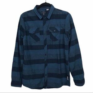 Silver Jeans Co Blue Stripe Button Up Shirt